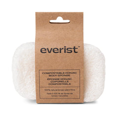 Everist Konjac esponja ducha suave para exfoliar y suavizar la piel.