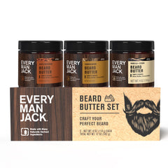 Every Man Jack beard butter sandalwood 4 oz close-up for silky softness
