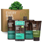 Every Man Jack Sea Minerals Citron Body Wash poured for refreshing cleanse