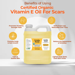 Everyday Beauty Vitamin E Oil texture close-up shows light, quick absorption.