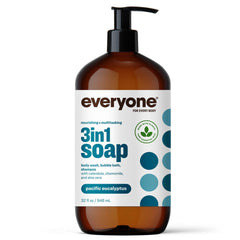 Everyone for Every Body SOAP PACIFIC EUCALYPTUS bar with refreshing cleanse and uplifting aroma.