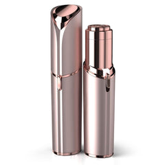 EVIEY facial hair remover front view showing compact design and benefit of portability