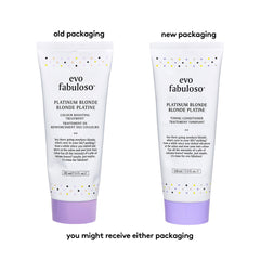 EVO Fabuloso Platinum Blonde Toner application with gloves ensures even distribution