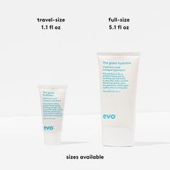 EVO The Great Hydrator Mask smooths strands with glossy, frizz-reducing results