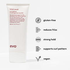 EVO Total Recoil Definer strong hold curls with defined shape