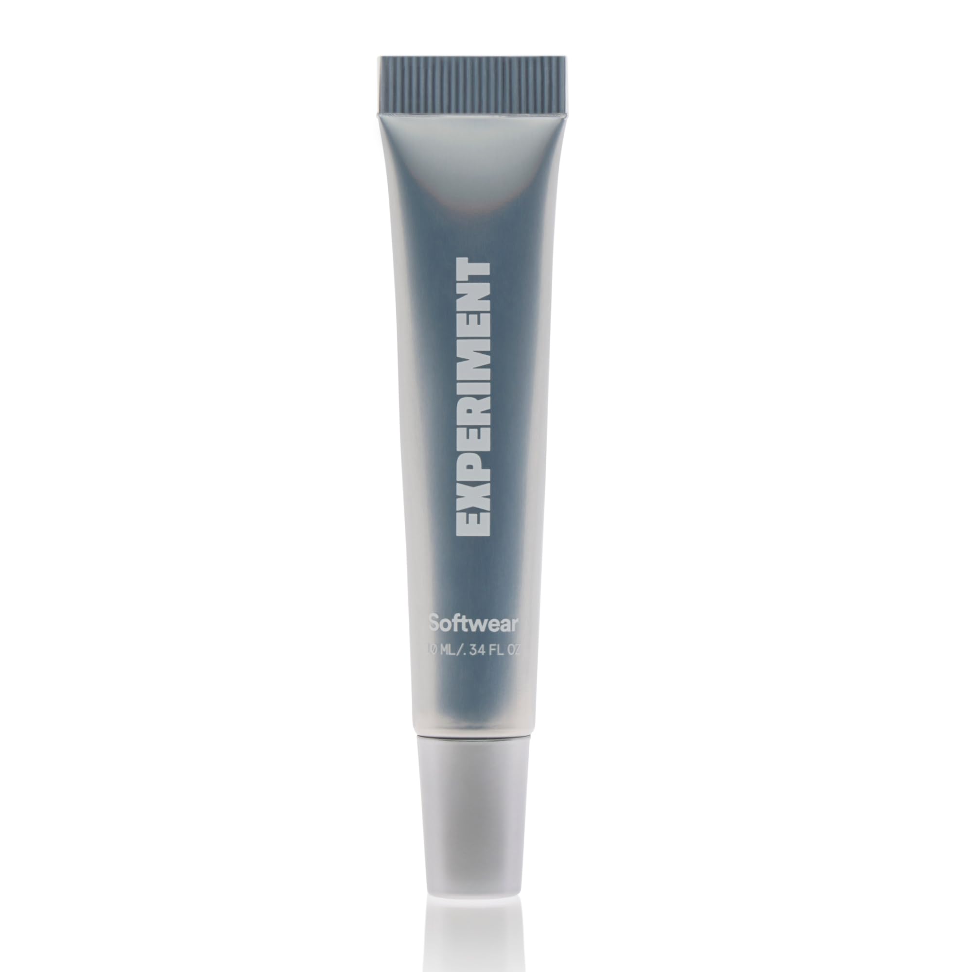 Experiment Softwear lip balm jar for rich texture and all-day hydration.