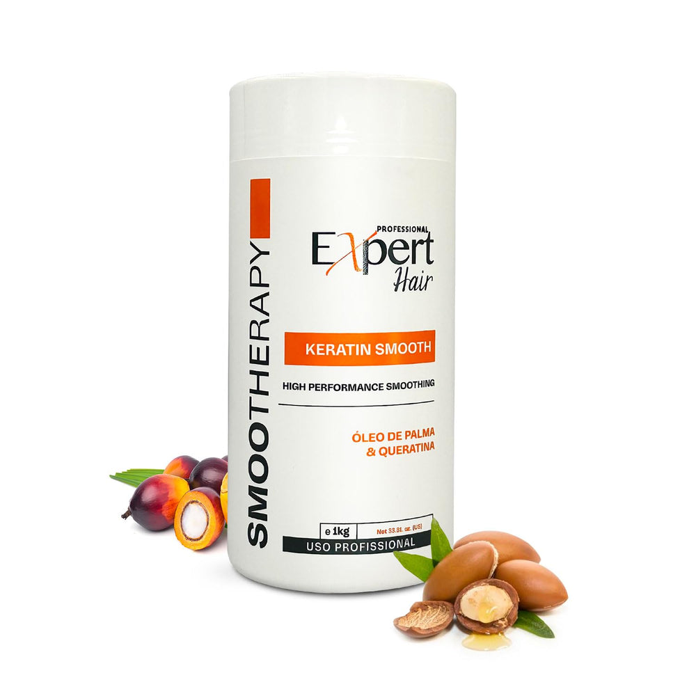 Expert Hair Keratin Smooth Botox bottle showing premium packaging and professional benefits