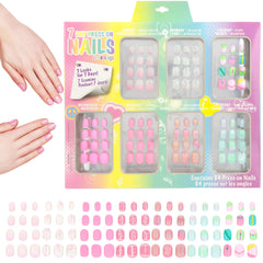 EXPRESSIONS 7 Day Manicure 3D Glitter Monday nails provide bold week kickoff.