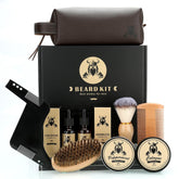 EXREIZST beard care kit box and gifts — premium grooming package for complete beard maintenance.