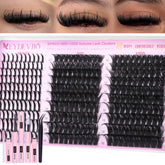 EYDEVRO lash-clusters-spikes close-up showing dramatic definition and edgy texture.