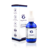 Eye Love lid and lash cleanser bottle delivers gentle spray for soothing eyelids and lashes.