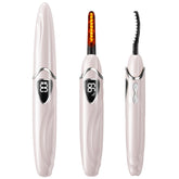 EYECURL S600 front view shows compact pink-silver design for precise curling