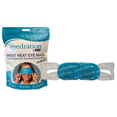 Eyedration air-activated eye steam mask packaging ready for on-the-go heat relief.