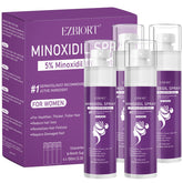 EZBIORT minoxidil 5% women biotin packaging with seven months supply