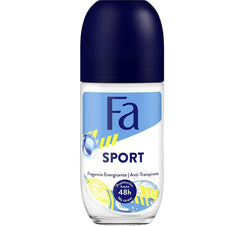 Fa Deodorant Roll-On Sport dispenser view – easy, clean, discreet application during workouts.