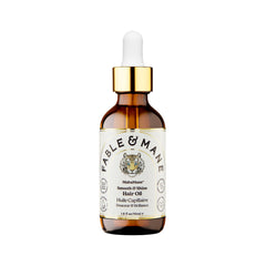 Fable & Mane MahaMane bottle promotes smoothing shine for a glossy look