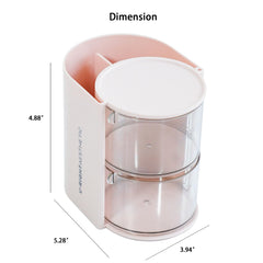 FABROK hair brush holder keeps brushes neatly organized for faster makeup routines.