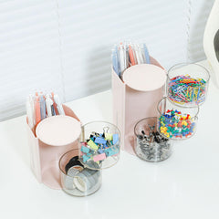 FABROK rotatable layers provide easy access to hair accessories and jewelry from any angle.
