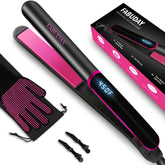 Fabuday flat iron heat-up-quickly for fast styling sessions.