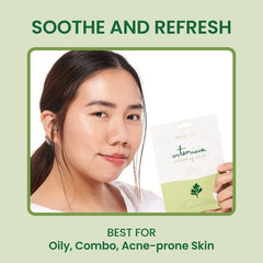 FACETORY sheet mask closeup, luxurious texture ideal for hydration.