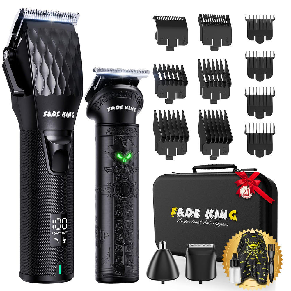 FADEKING cordless hair clippers front view for effortless at-home grooming
