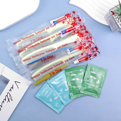 fafortune bulk hygiene kit comb individually wrapped for distribution.