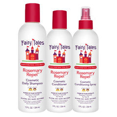 Fairy Tales Rosemary Repel shampoo bottle—gentle daily cleansing for kids' hair.