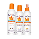 Fairy Tales Swim Shampoo bottle demonstrates gentle cleansing for chlorine-exposed kid hair.