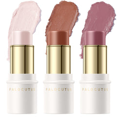 Falocutus contour stick set swatch showing natural glow