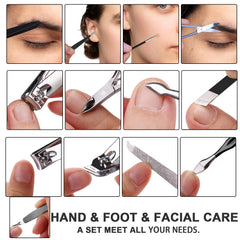 FAMILIFE cuticle-pusher-nail-cleaner in-use for smooth removal.