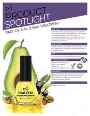 Famous Names Dadi Cuticle Oil packaging shows 15 ml travel-friendly size.