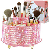 fanado Bling diamond-wrap appearance enhances vanity charm and countertop organization