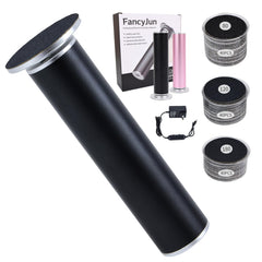 FancyJun electric foot callus remover front view showing ergonomic design for comfortable at-home pedicure.