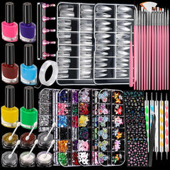 Fandamei Nail Art Kit full set display for at-home creativity and training