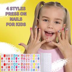 FANDAMEI candy color peelable nail polish bottles for easy cleanup after play.