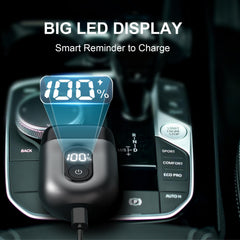Fangaci men's razor features LED display for battery status and reminders.