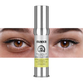 Fankr Eye Lift 15-Second application shows instant tightening around the eyes.