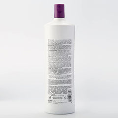 Fanola No Yellow purple hair mask applying with gloves ready for at-home toning