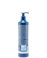 Fanola Wonder No Orange mask being applied to towel-dried hair for blue toning