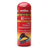 Fantasia High Potency IC Heat Protector bottle-pump demonstrates easy application for heat protection.