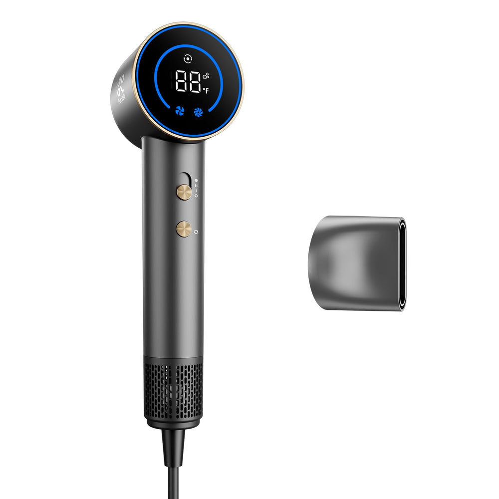 Fanttik Solo SonicDry H10 Apex front view in grey highlights compact, travel-friendly design.
