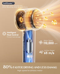 Fanttik Solo SonicDry H10 Apex showing quiet operation during styling
