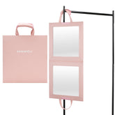 Fanwoli hanging mirror full-body view for on-the-go makeup and stage prep.
