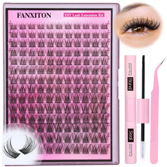 Fanxiton-diy-lash-extension-kit-package for beginners at-home lash set.