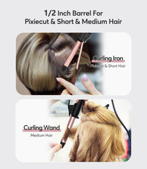 FARERY keratin-argan-oil-infused barrel enhances shine and smoothness