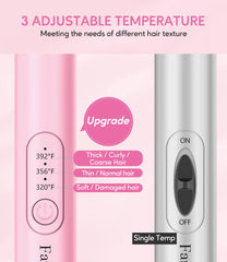 FARERY Mini Thermal Brush features cool-touch bristles and high-temp nylon bristles for safe styling.