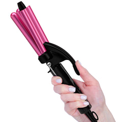 FARERY Mini Waver close-up on 1/2 inch barrel creating beach waves