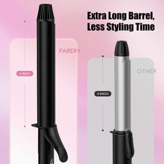 FARERY tourmaline ion smoothing image suggests frizz control and balanced shine.