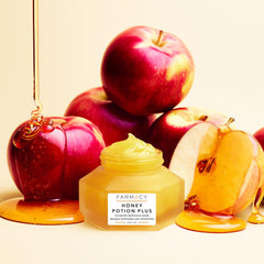 Farmacy Honey Potion mask on face delivers dewy glow and nourishment