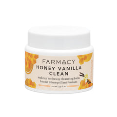 Farmacy makeup remover cleansing balm jar close-up showing premium recyclable packaging